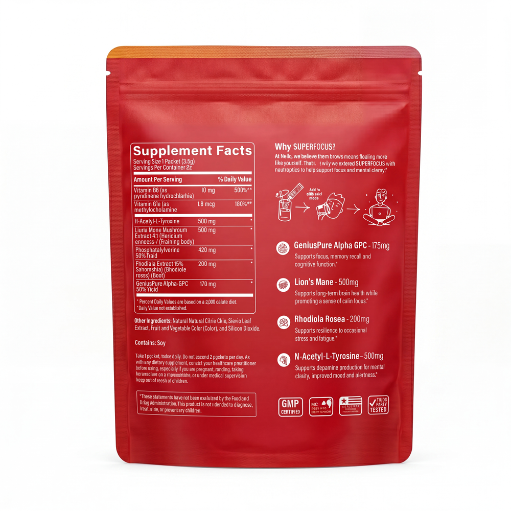 FLOXX™ SuperFocus — Nootropic Focus Drink